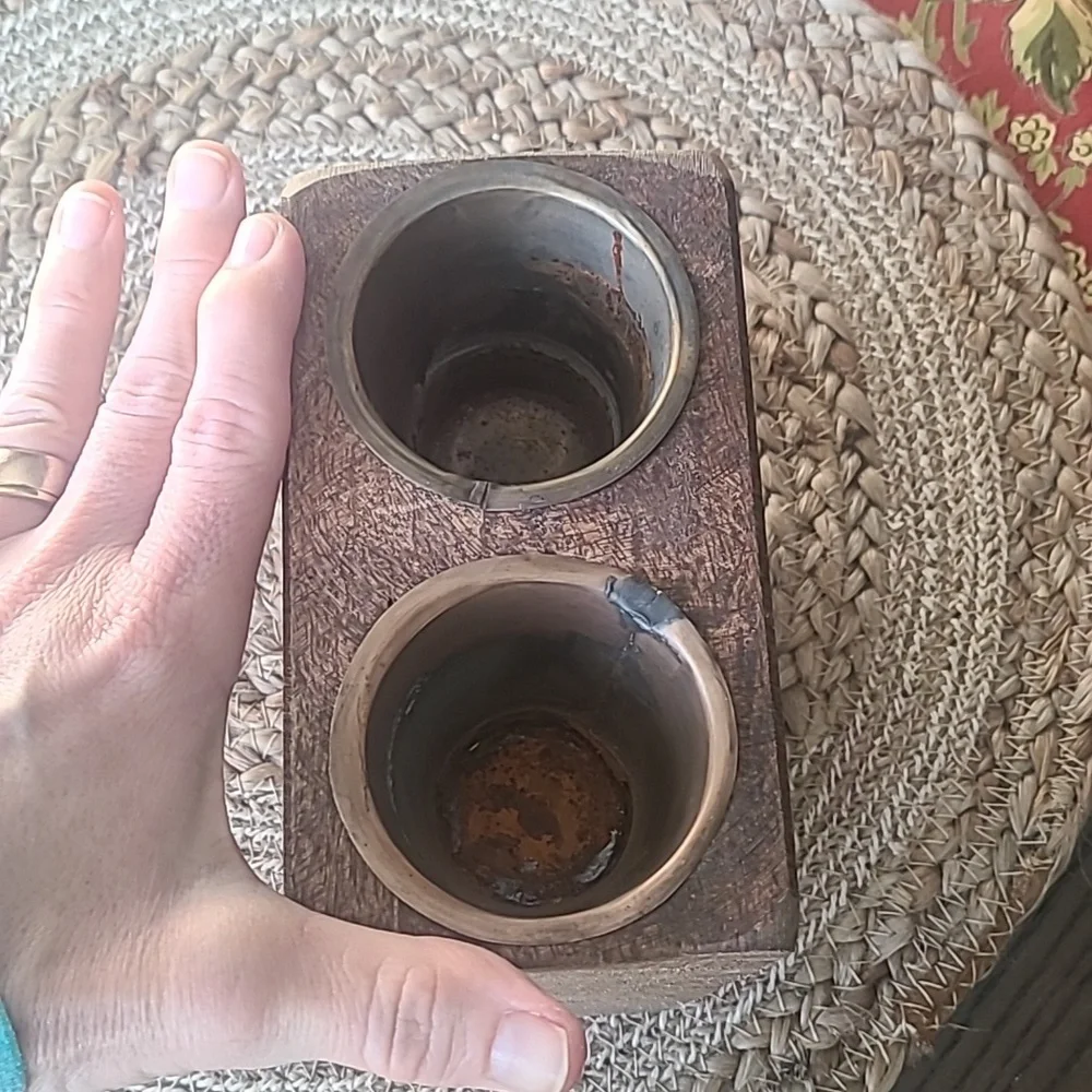 Rustic Pottery Barn Candle Holder